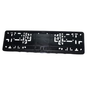 Volkswagen Carbon Fiber Number Plate Frame | Signature VW Emblem