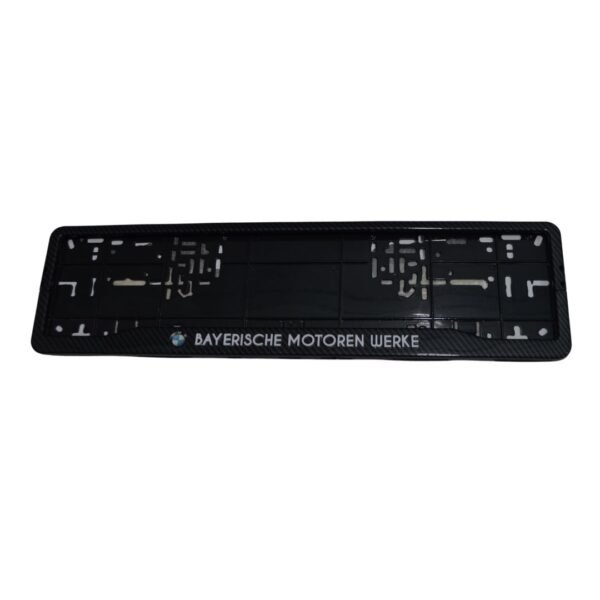 BMW Carbon Fiber Number Plate Frame | BMW Emblem