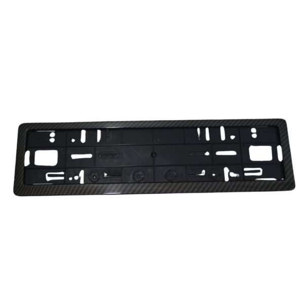 Number Plate Frame Set – Carbon Fiber Print | Glossy Hydro-Dipped