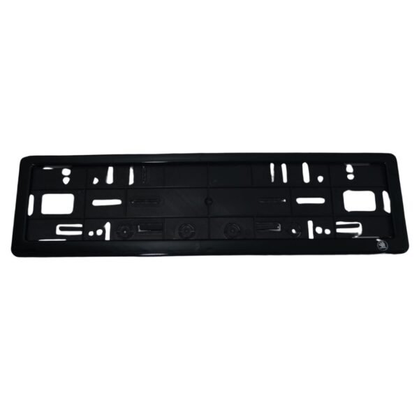 Number Plate Frame Set – Gloss Black Finish | Sleek & Reflective