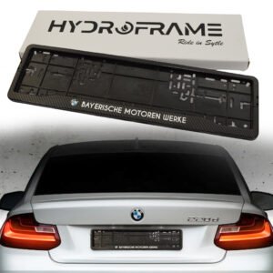 BMW Carbon Fiber Number Plate Frame | BMW Emblem